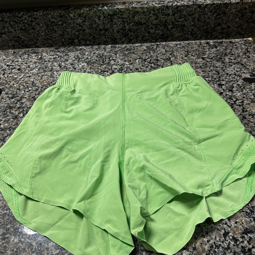 Lululemon Athletica Lime Green Athletic Shorts